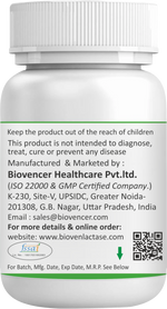 Lactase Enzyme 90 Vegetarian Capsules | 9000 FCC ALU | Extra Strength | Supports Lactose Digestion | Improves Dairy Tolerance | Helps in Gas, Bloating, Diarrhoea | 90 Vegetarian Capsules