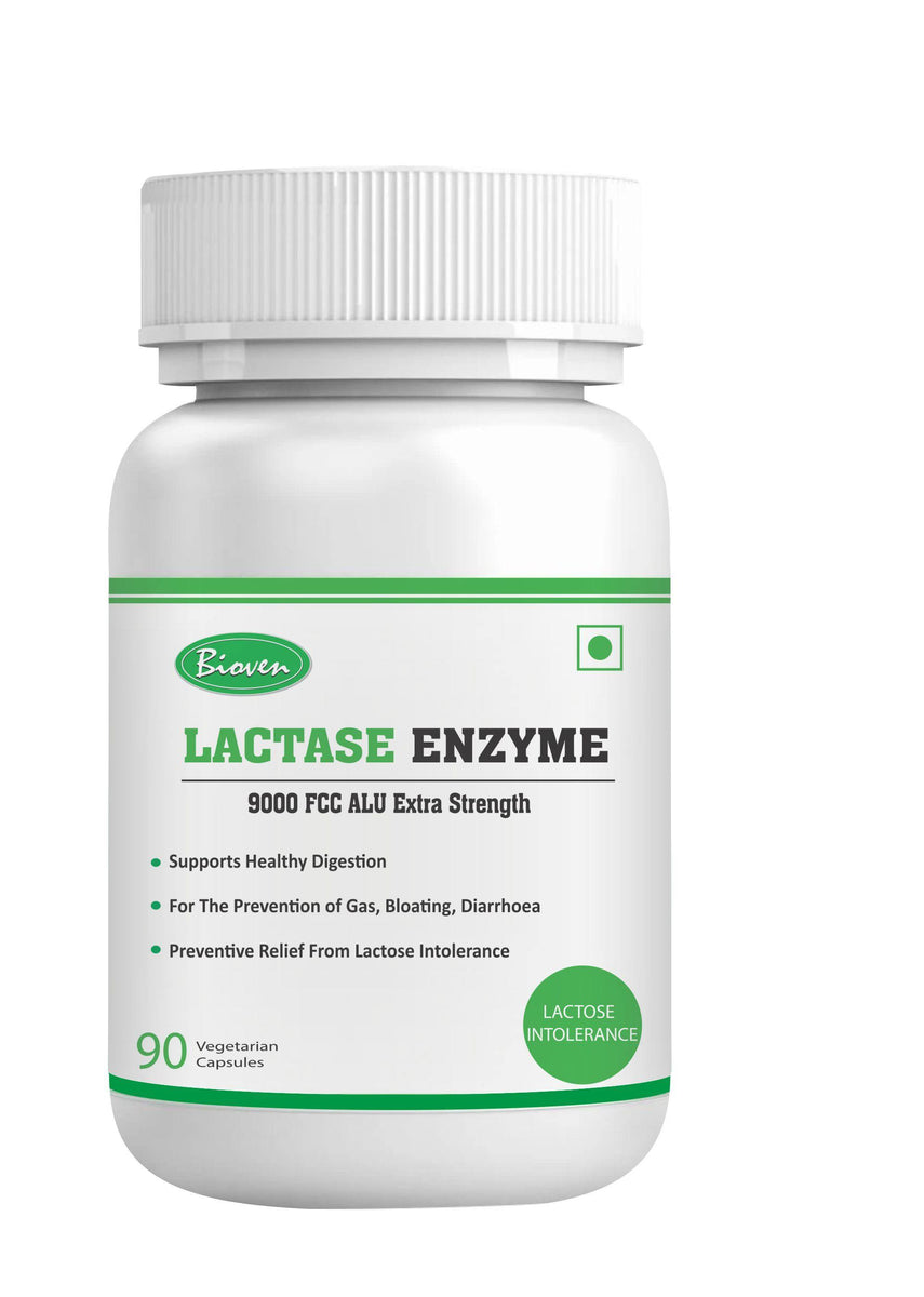 Bioven Lactase Enzyme 90 Vegetarian Supplement