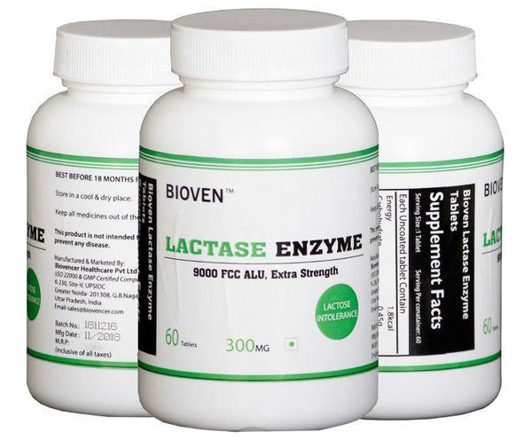 Buy Bioven lactase enzyme tablets